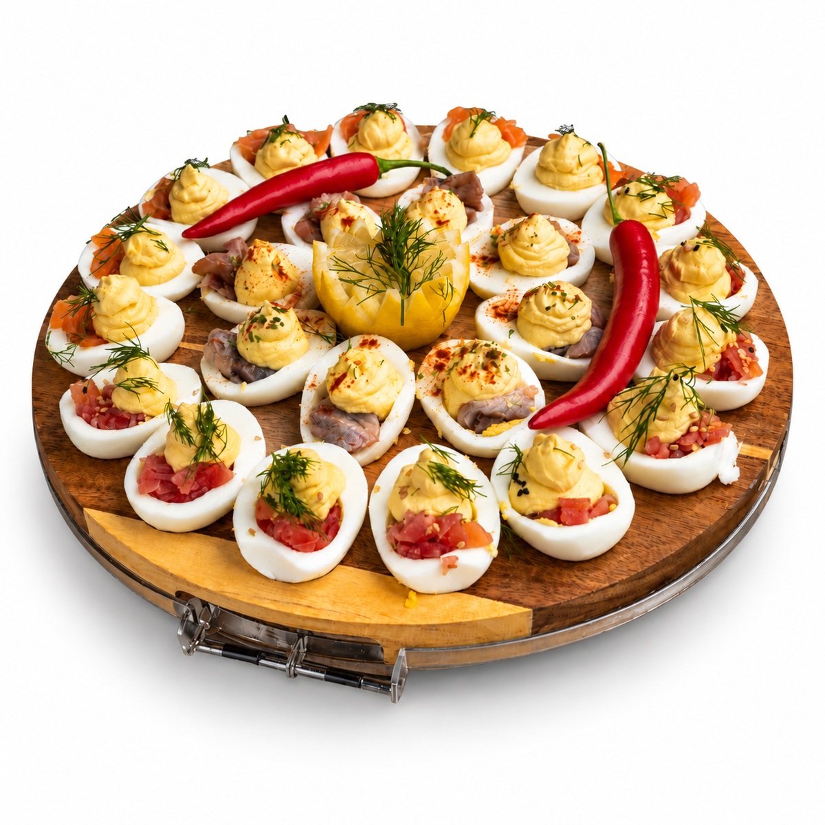 Devil Egg Fish Platter