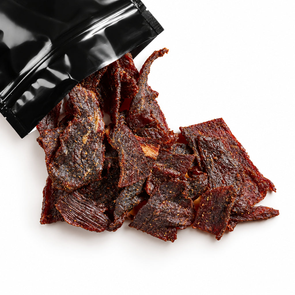 Kosher Beef Jerky Bag - KFP Smoked Maple - Next Level Taste