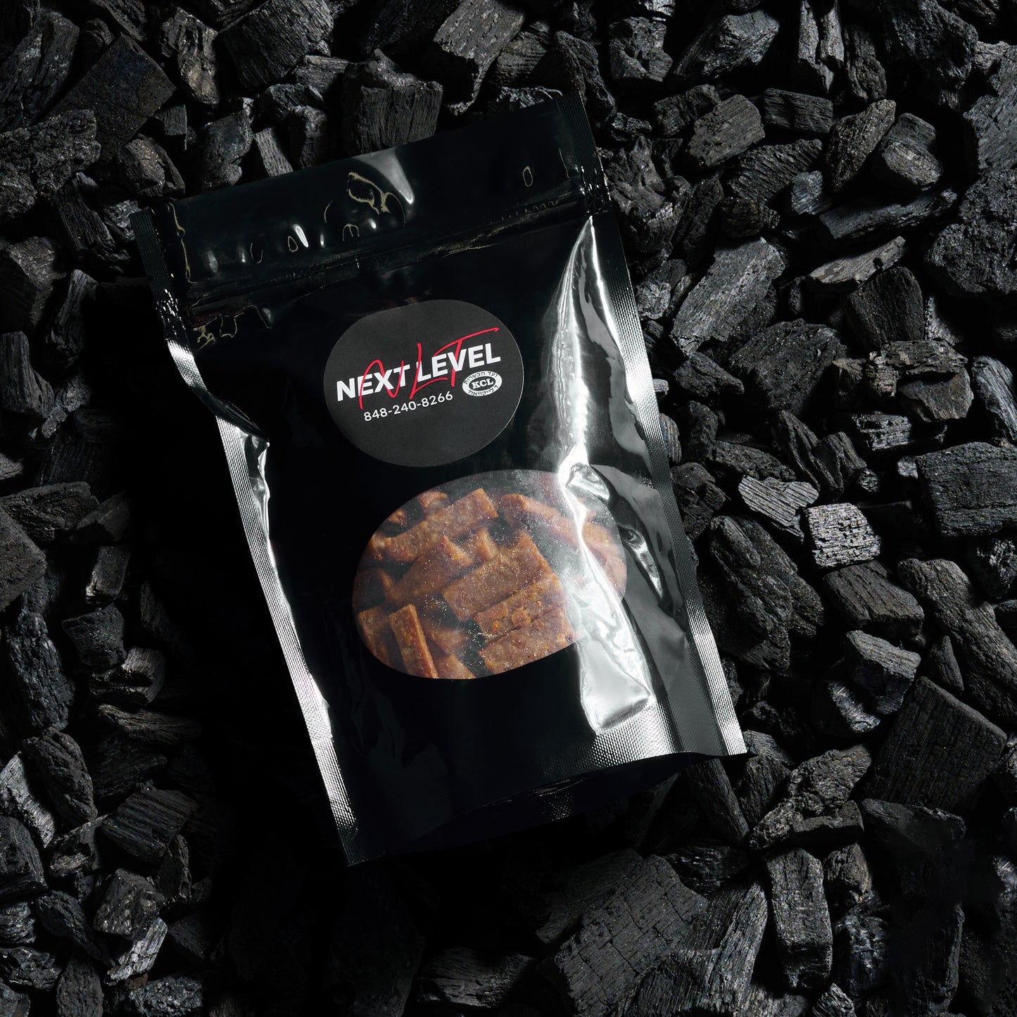 Spicy BBQ Veal Jerky bits