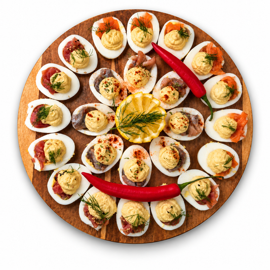 Devil Egg Fish Platter