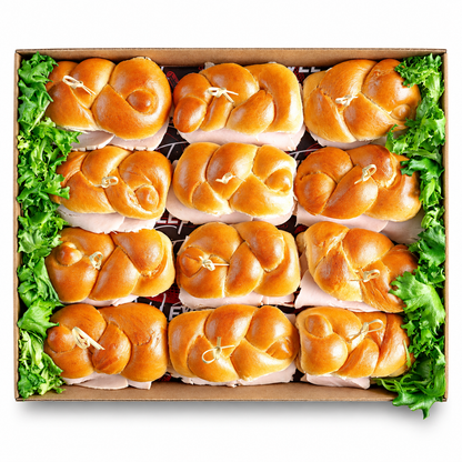 Challah Twist Turkey Sliders