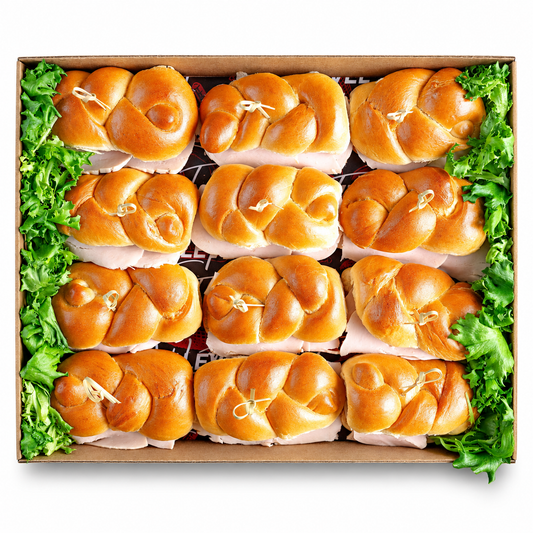 Challah Twist Turkey Sliders