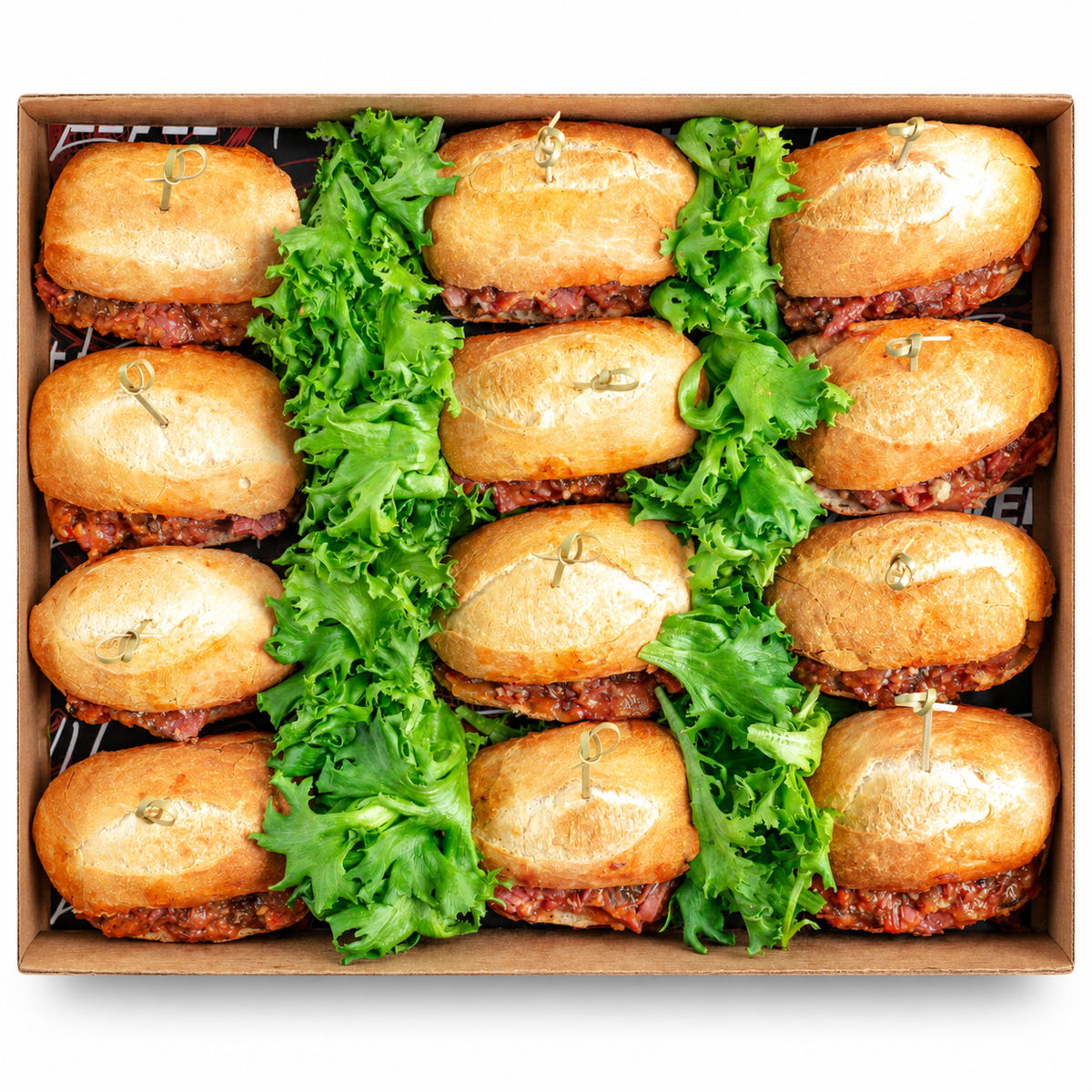 Reuben Pastrami Baguette Sandwich Platter