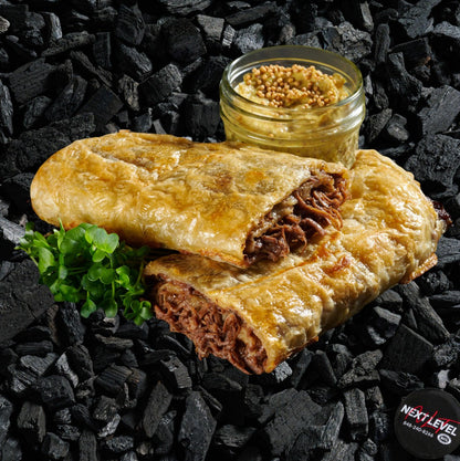 Bar-B-Que Pulled Brisket Strudel