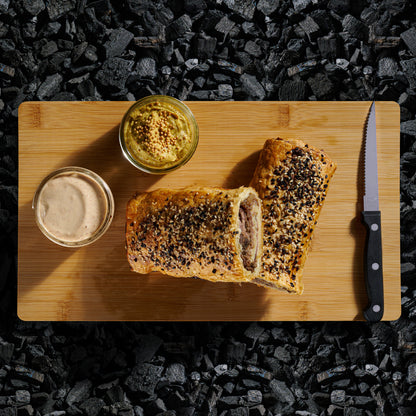 Prime Rib En Croûte Board