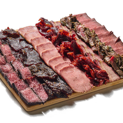 Next Level Taste Chef Special Board, kosher charcuterie meat board, white background